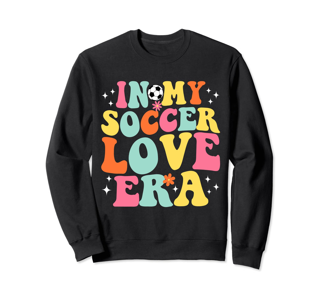 My Soccer Love Era Game Day Groovy Sweatshirt - Graphic Print Unisex