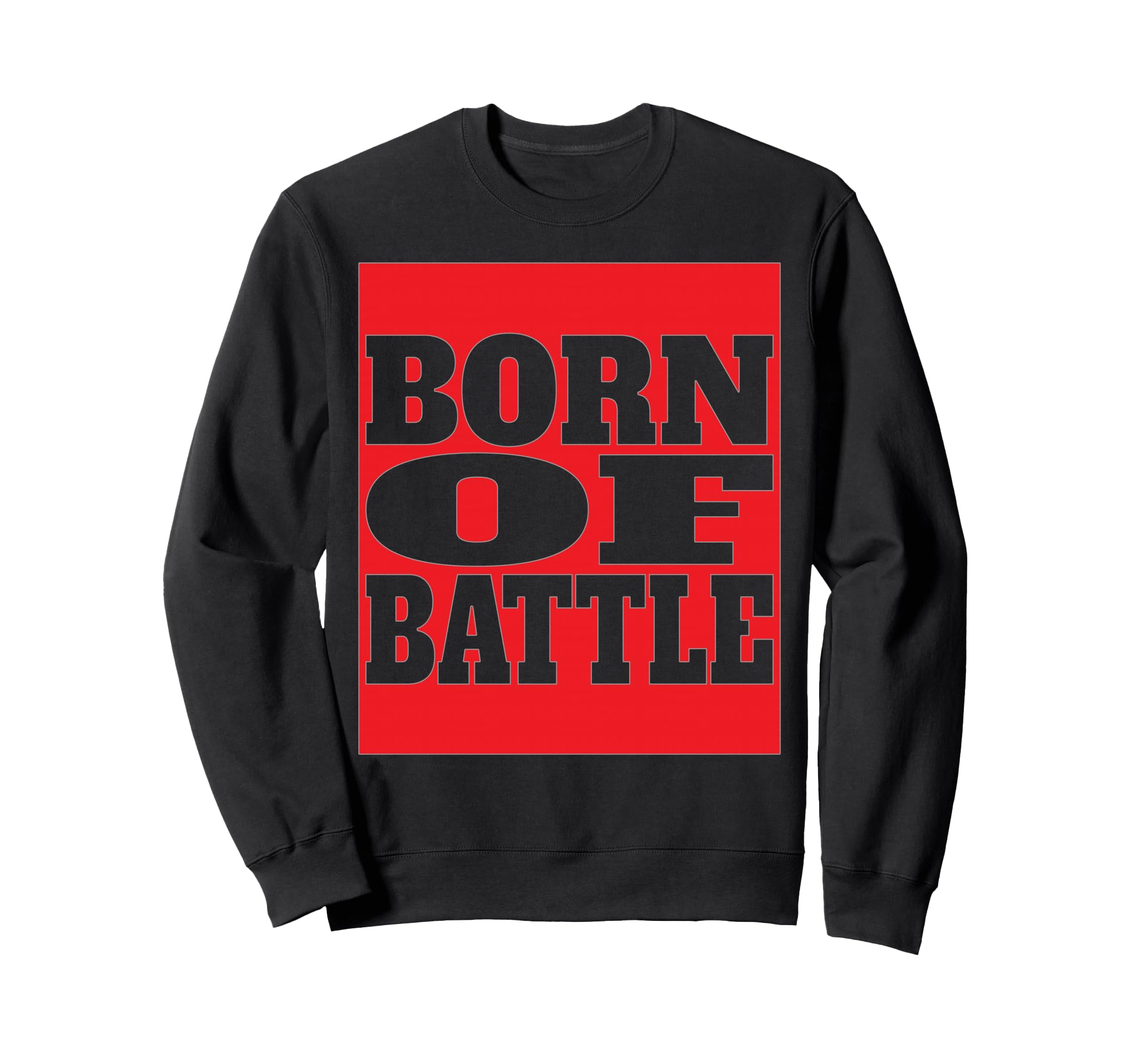 Born Battle Soccer 2026 Motivation Sweatshirt - Trendy Graphic for Adults