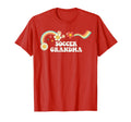 Groovy Funny Soccer Grandma T-Shirt - Minimalist Print Men Women