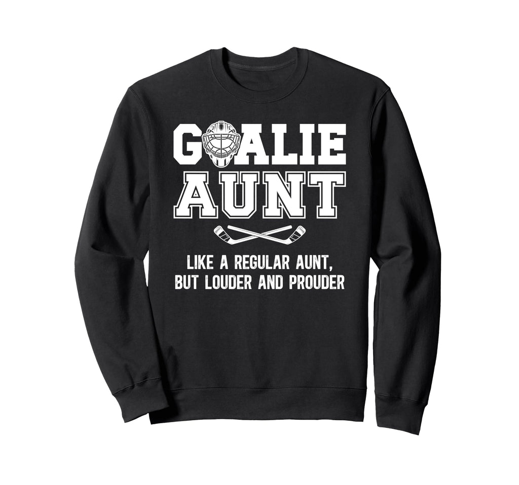 Hockey Goalie Aunt Definition Hockey Sweatshirt - Graphic Print for Adults