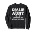 Hockey Goalie Aunt Definition Hockey Sweatshirt - Graphic Print for Adults