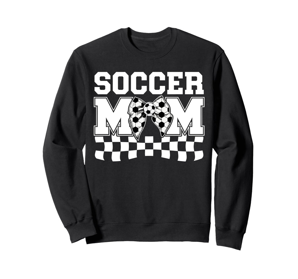 Soccer Mom Soccer Player Mama Coquette Sweatshirt - Graphic Print Unisex