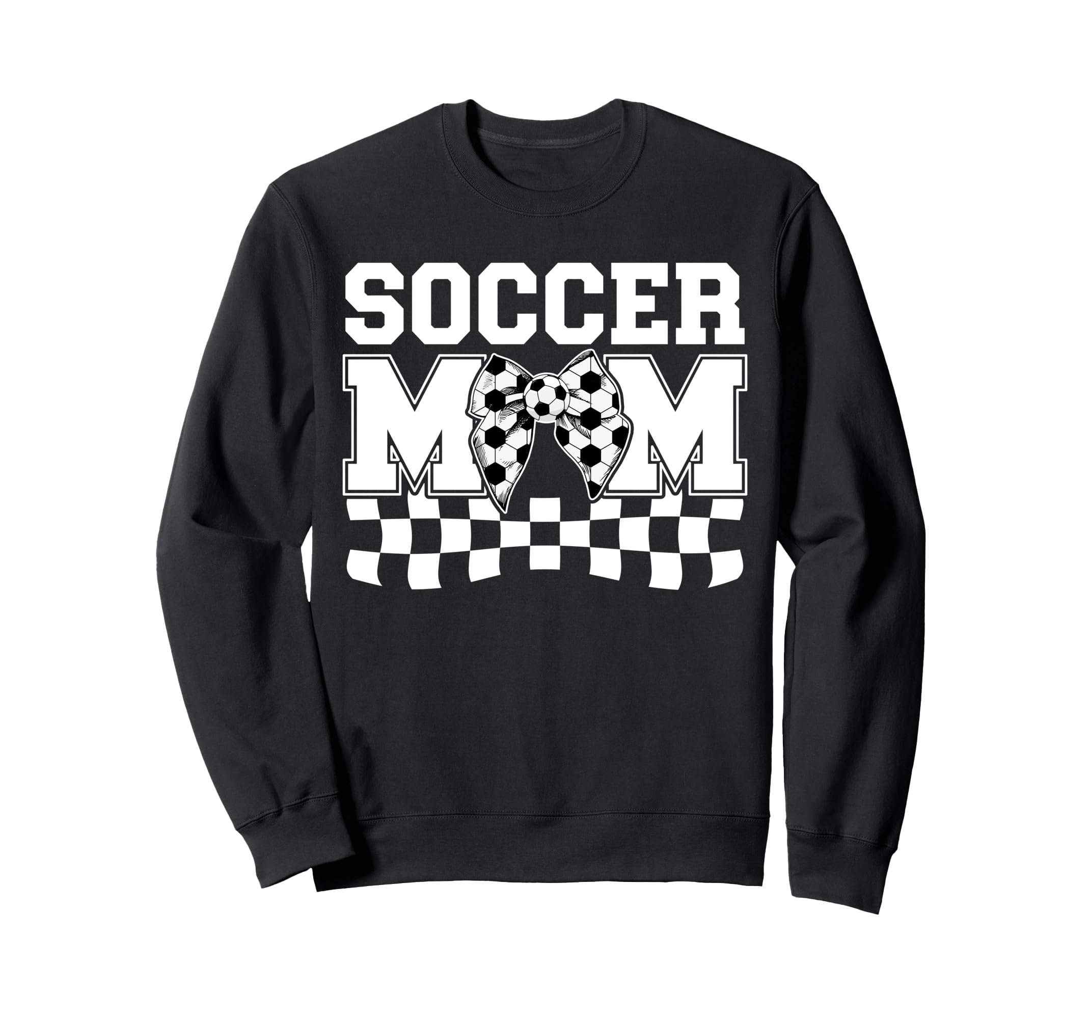 Soccer Mom Soccer Player Mama Coquette Sweatshirt - Graphic Print Unisex