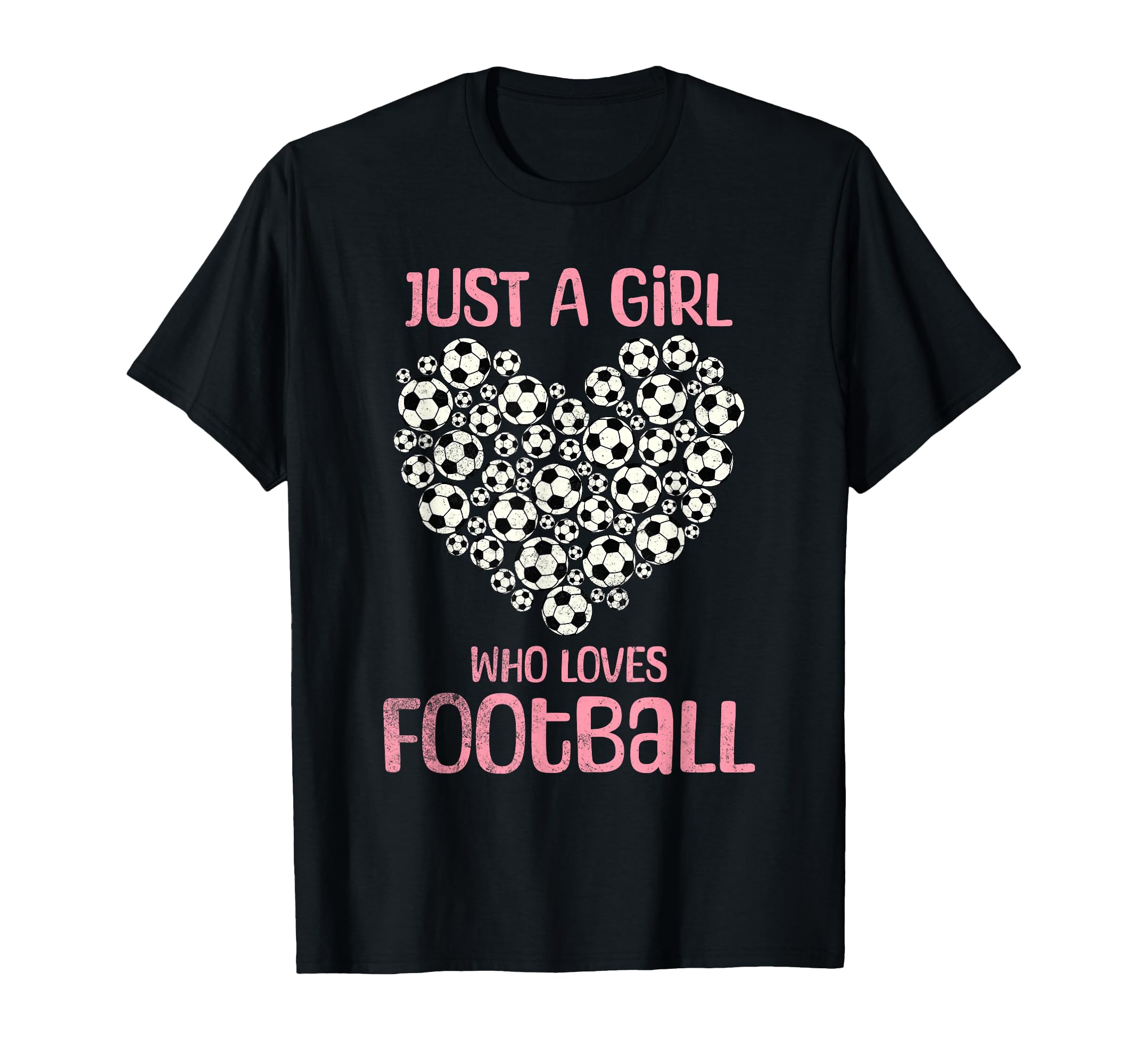 Just Who Loves Football Heart Womens T-Shirt - Novelty Apparel Men Women