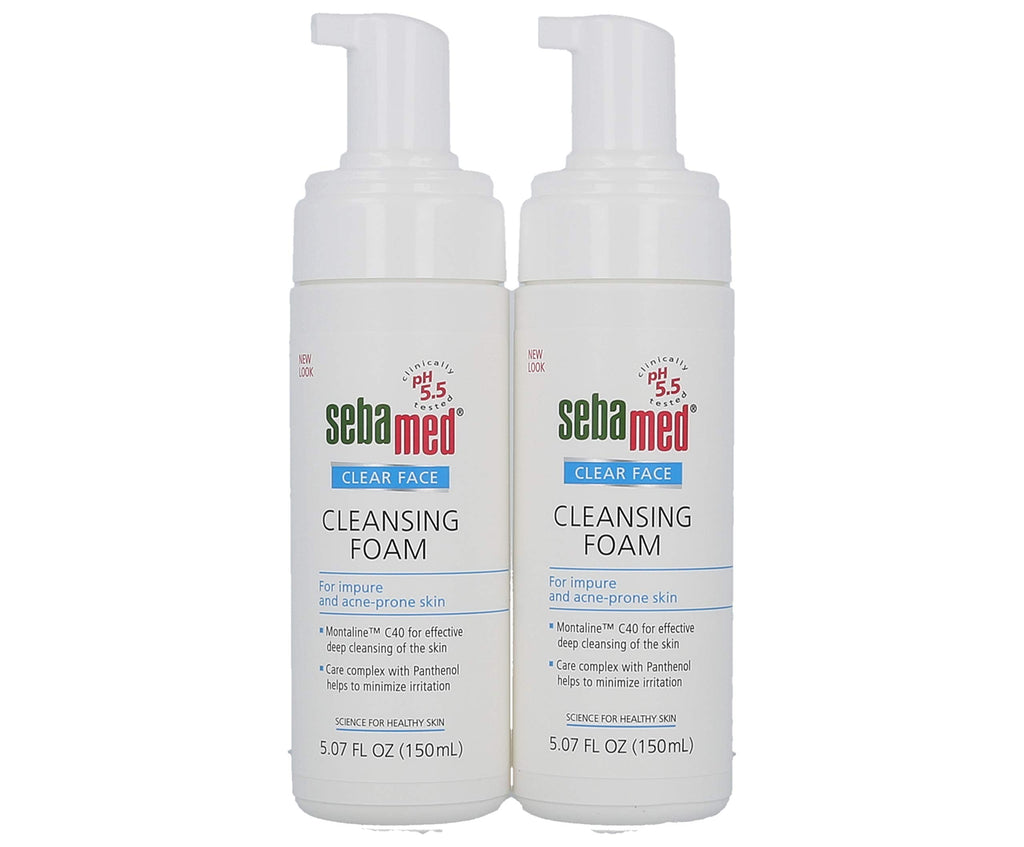 Sebamed Clear Face Cleansing Foam - Gentle, pH Balanced Face Wash for Sensitive Skin, 5.07 fl oz