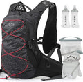 Hydration Pack Backpack, Lightweight Water Backpack with 2L Leakproof Hydration Bladder Daypack for Men Women,Running Hydration Vest for Outdoor Trail