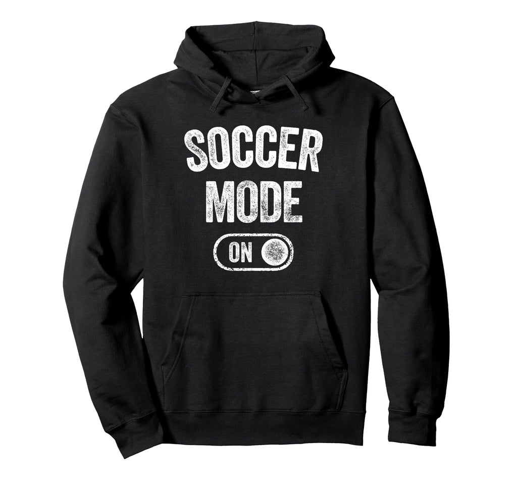 Soccer Mode Funny Striker Gift Hoodie - Casual Everyday Wear Men Women