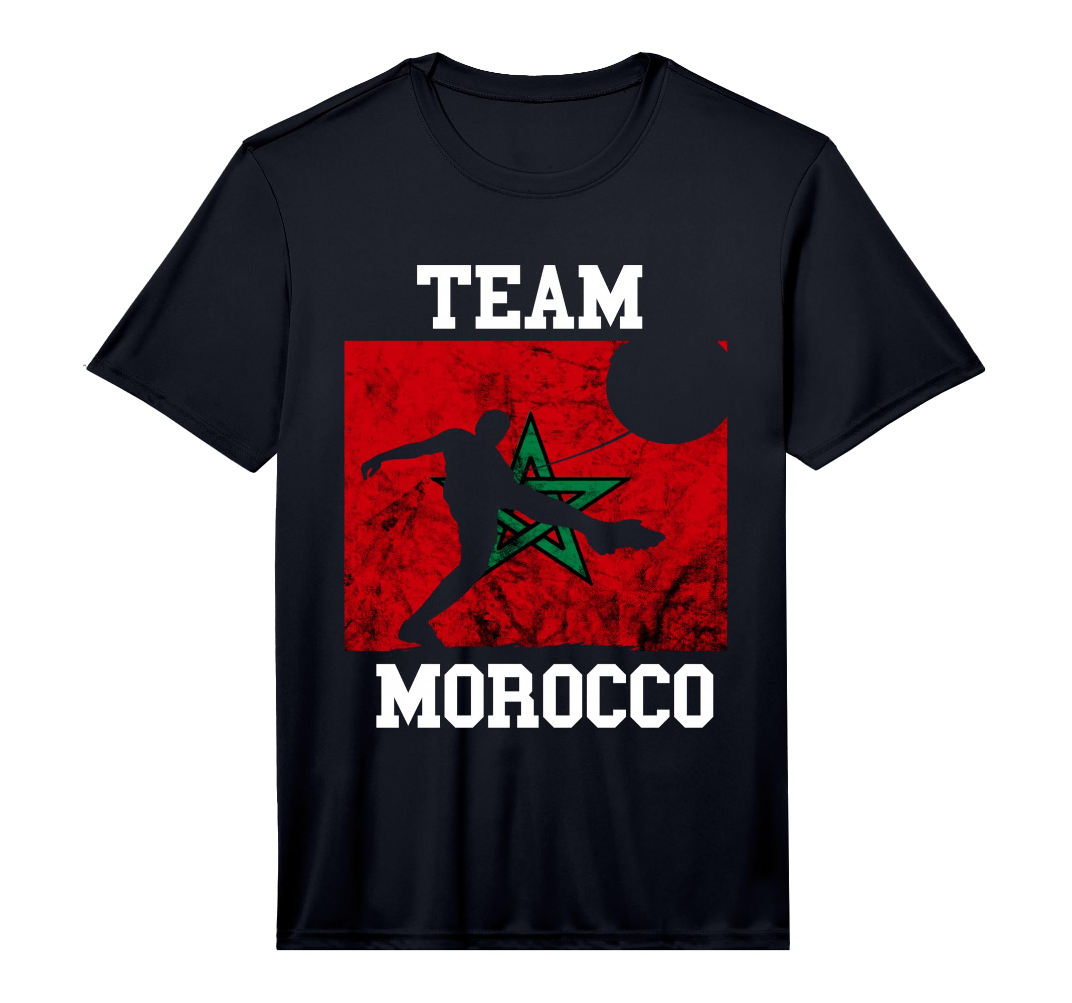Morocco Moroccan Soccer Team T-Shirt - Fun Novelty Design Men Women