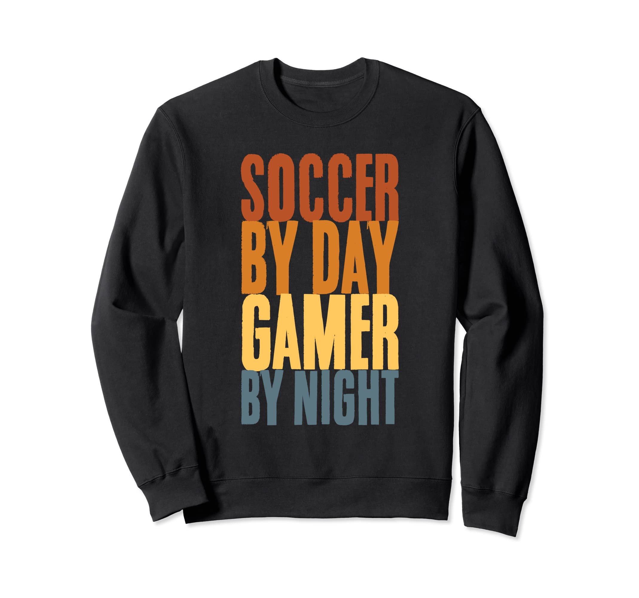 Soccer Day Gamer Night Soccer Goal Sweatshirt - Unique Graphic Men Women