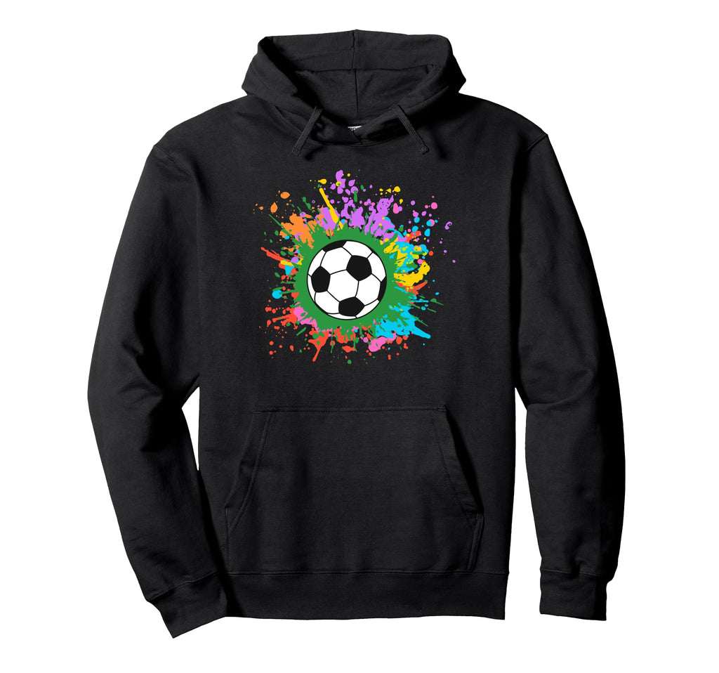 Funny Soccer Ball Coach Player Hoodie - Minimalist Print Men Women