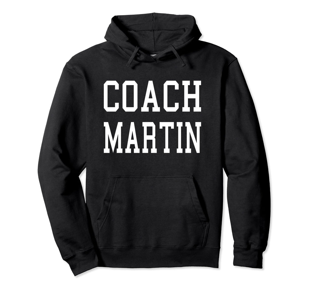 Coach Martin Custom Football Soccer Hoodie - Minimalist Print Unisex