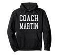 Coach Martin Custom Football Soccer Hoodie - Minimalist Print Unisex