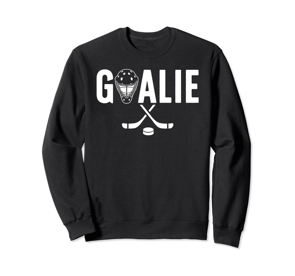 Ice Hockey Goalie Goaltender Ice Sweatshirt - Custom Art Print Unisex