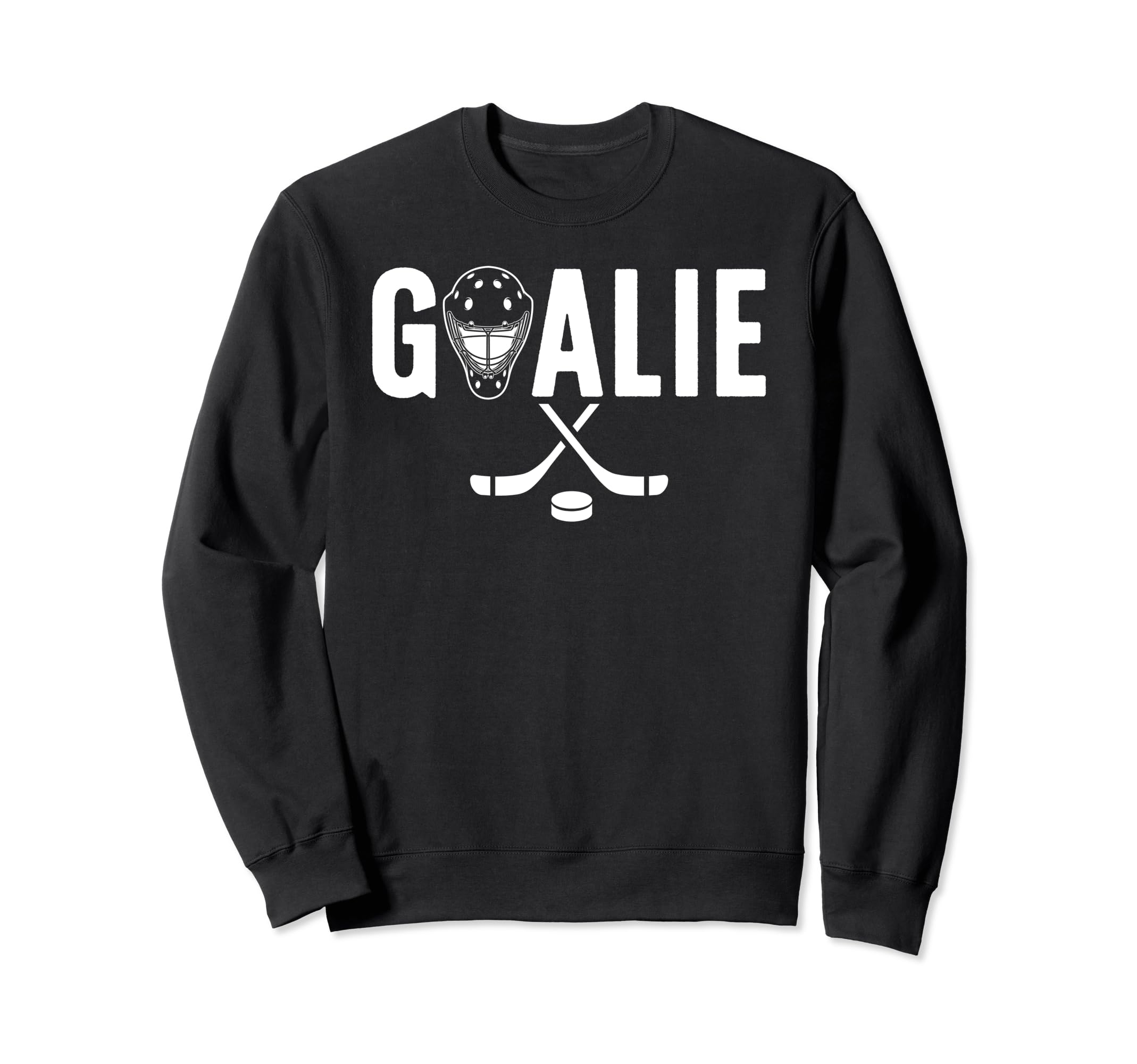 Ice Hockey Goalie Goaltender Ice Sweatshirt - Custom Art Print Unisex