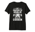 Proud Ice Hockey Goalie Cousin T-Shirt - Aesthetic Graphic for Adults