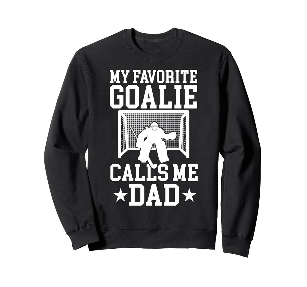 Proud Field Hockey Goalie Dad Sweatshirt - Novelty Apparel for Adults