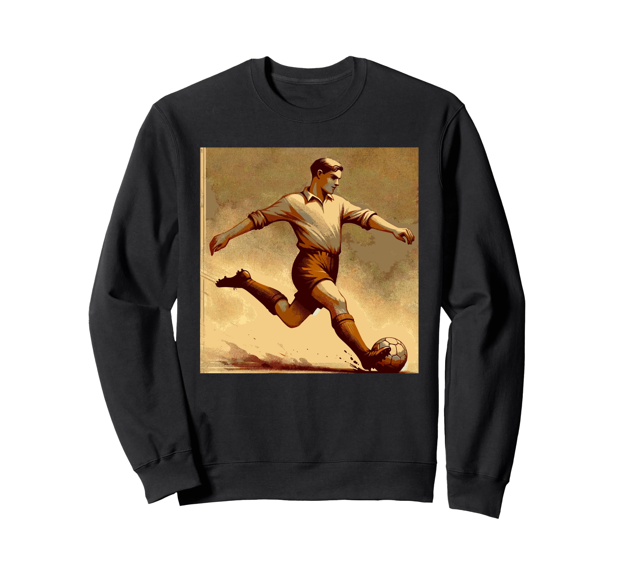 Soccer Sport Player Football Sweatshirt - Casual Everyday Wear Men Women