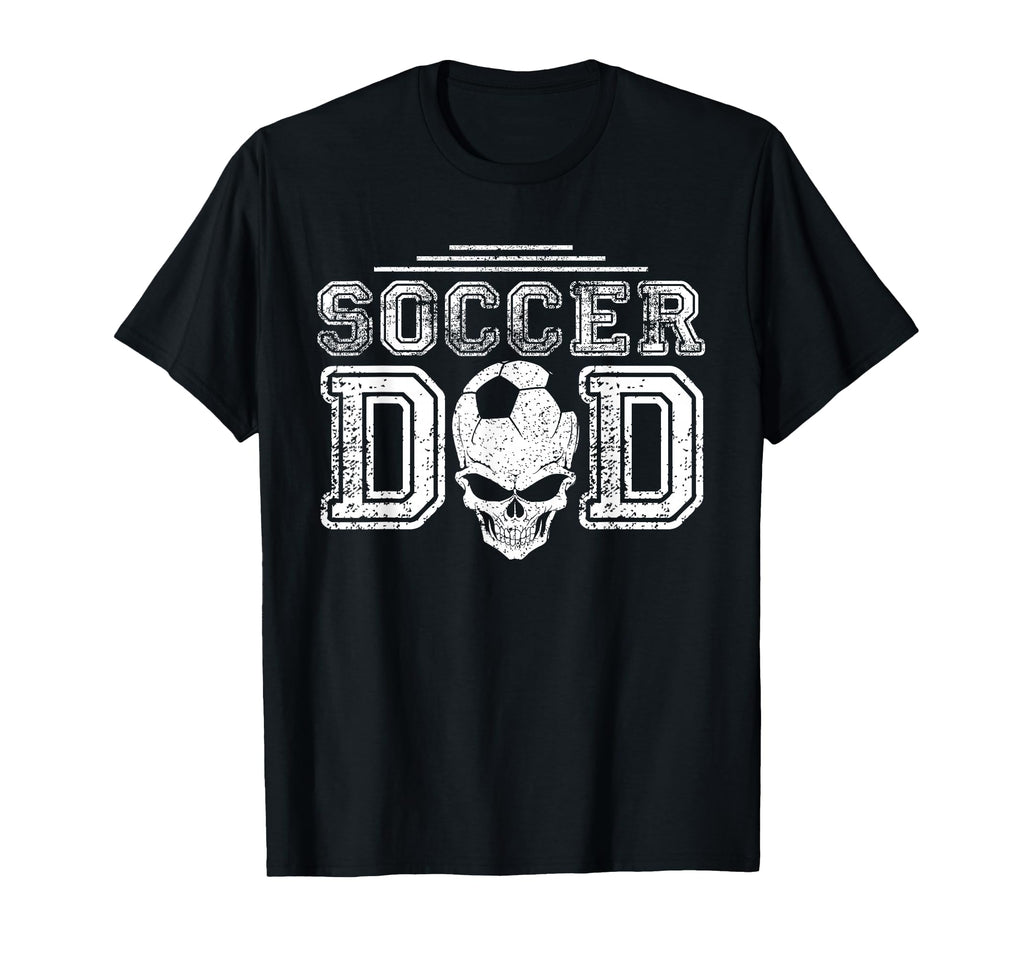 Soccer Dad Skull Soccer Player Funny T-Shirt - Trendy Graphic for Adults