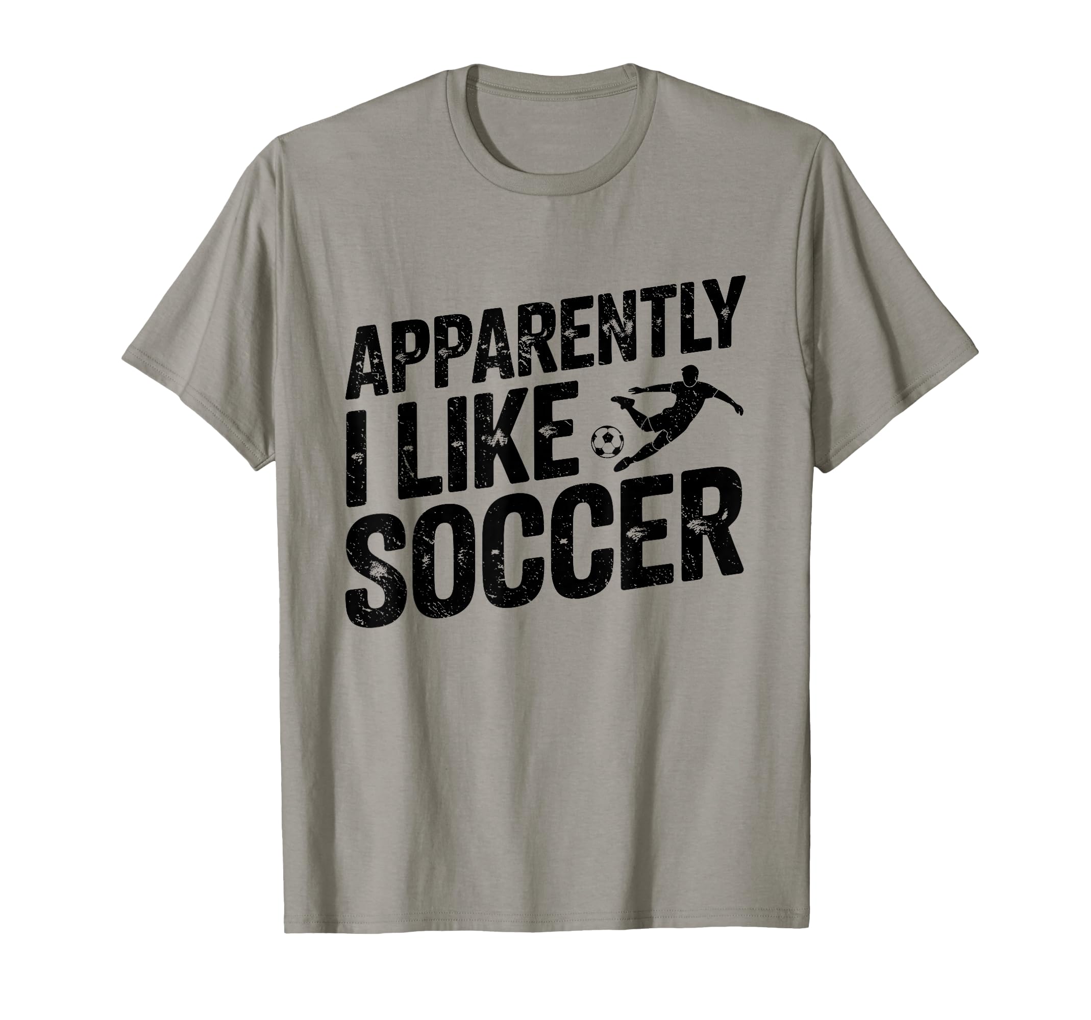 Apparently I Like Soccer Season T-Shirt - Custom Art Print for Adults