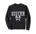 Coquette Soccer Sister Spirit Sweatshirt - Minimalist Print for Adults