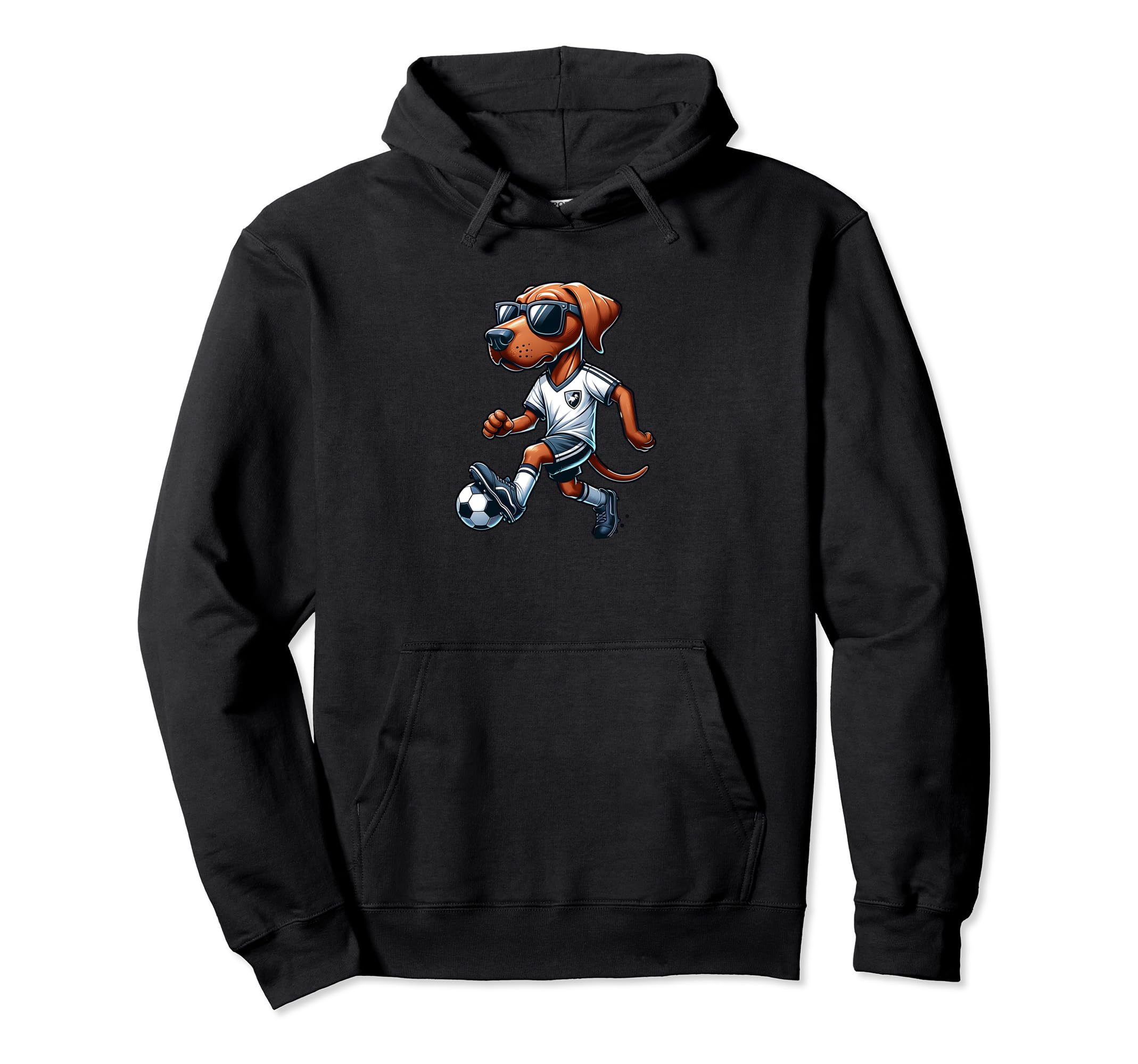 Rodesian Ridgeback Dog Soccer Champion Hoodie - Graphic Print Unisex