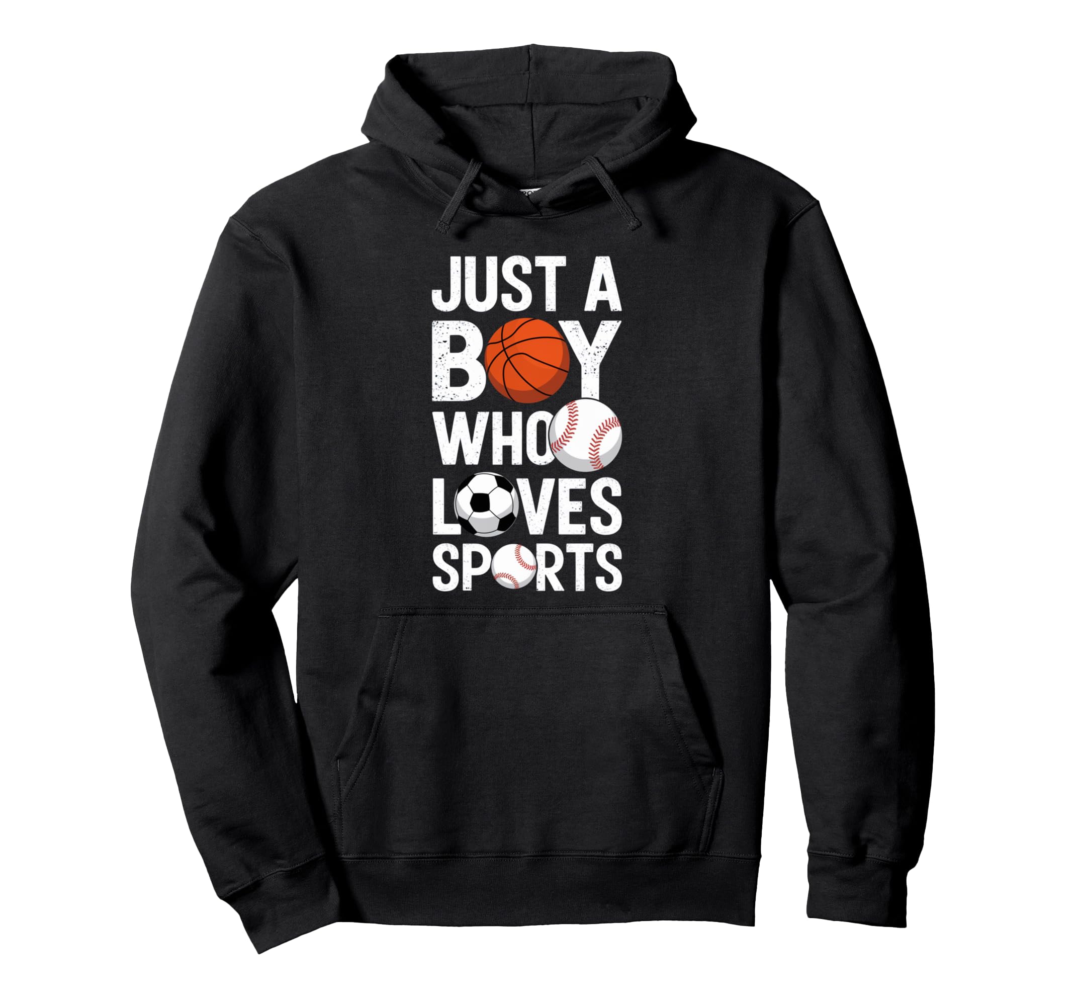 Just Who Loves Sports Basketball Hoodie - Casual Everyday Wear Men Women