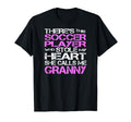Soccer Player Stole My Heart She Calls Me T-Shirt - Novelty Apparel Unisex