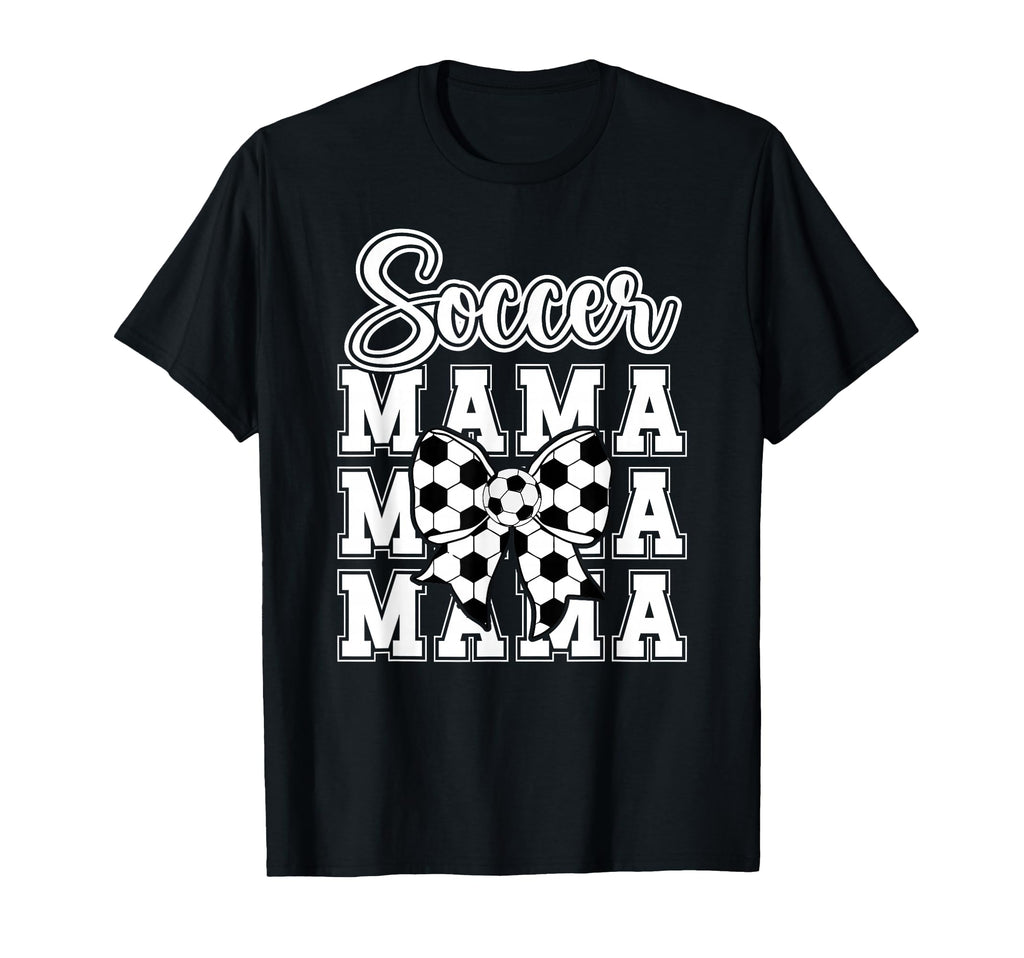 Soccer Mama Coquette Soccer Mom T-Shirt - Minimalist Print for Adults