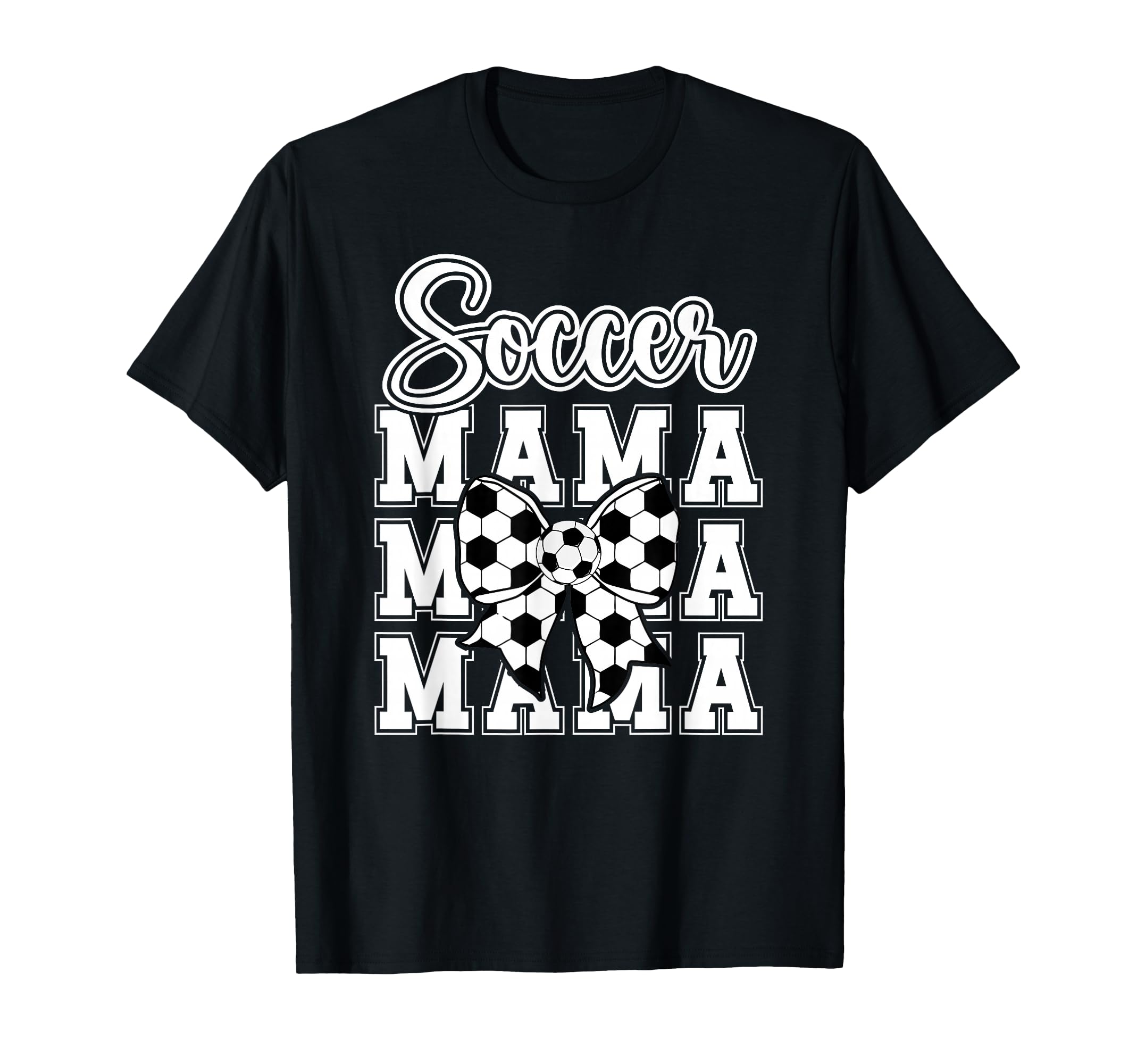 Soccer Mama Coquette Soccer Mom T-Shirt - Minimalist Print for Adults