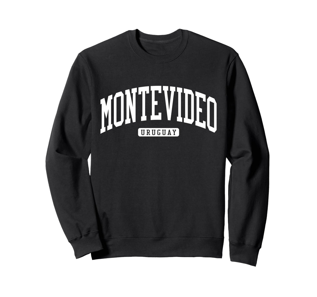 Montevideo Uruguay College Sweatshirt - Fun Novelty Design Unisex