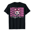 Soccer Sister Soccer Coquette Little T-Shirt - Novelty Apparel for Adults