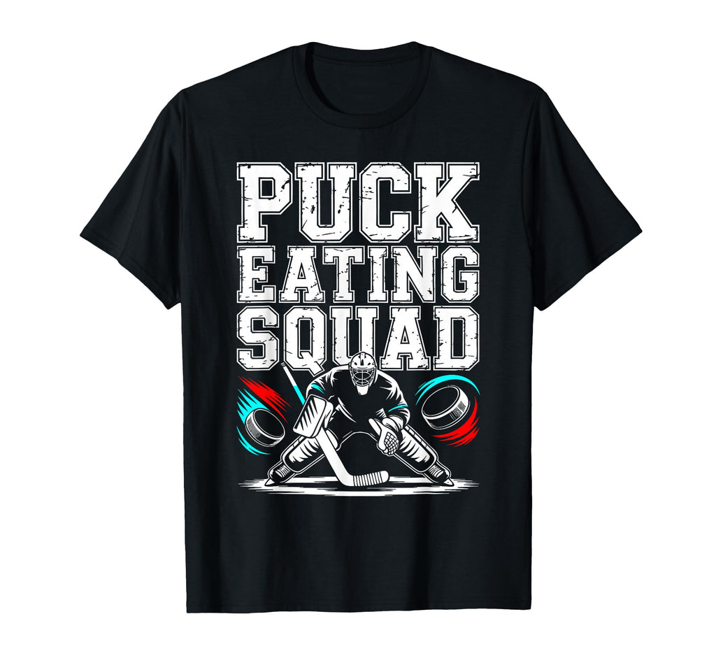 Ice Hockey Goalkeeper Team Goalie T-Shirt - Fun Novelty Design Unisex