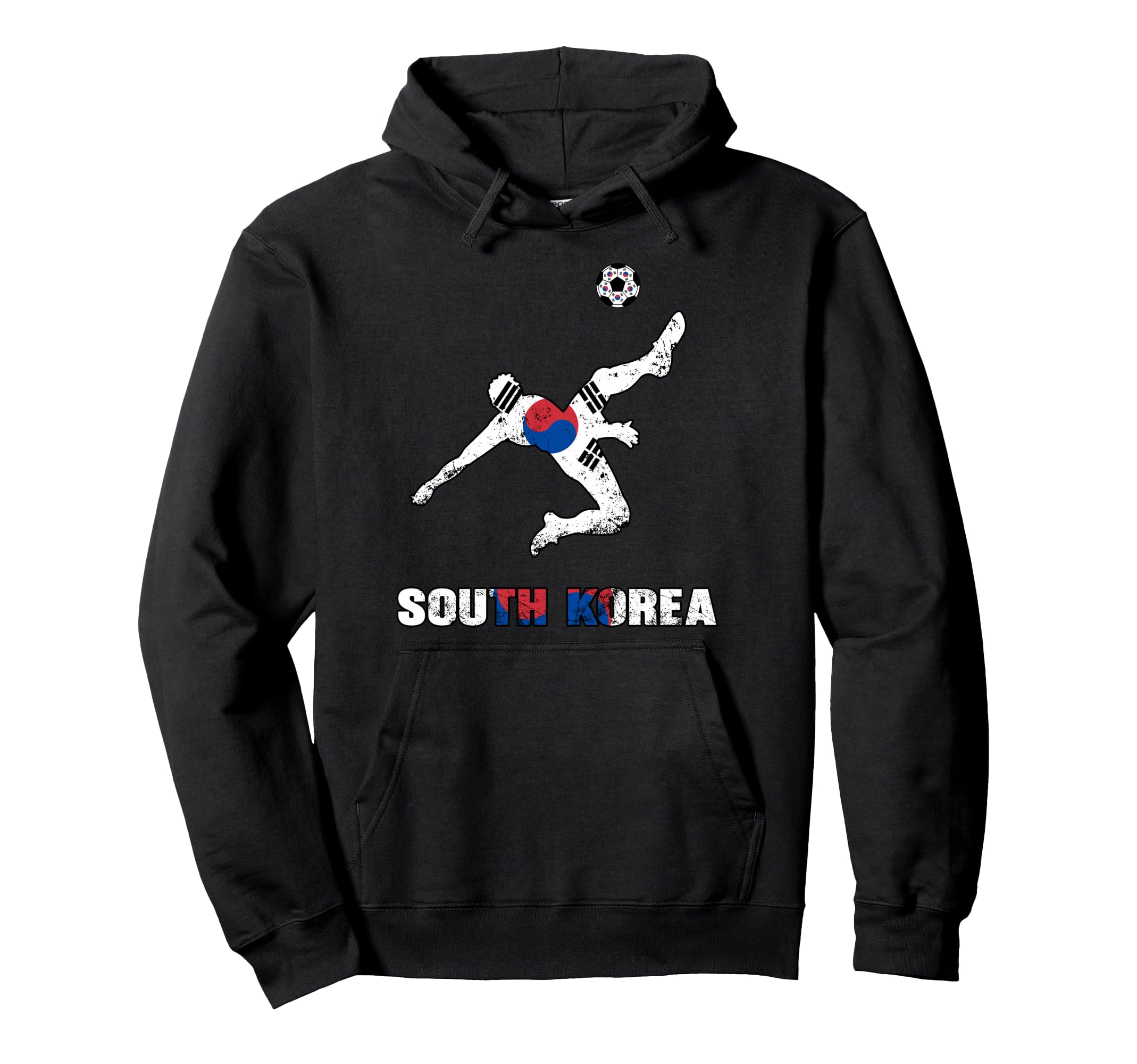 South Korea Football Soccer Game Player Hoodie - Trendy Graphic for Adults