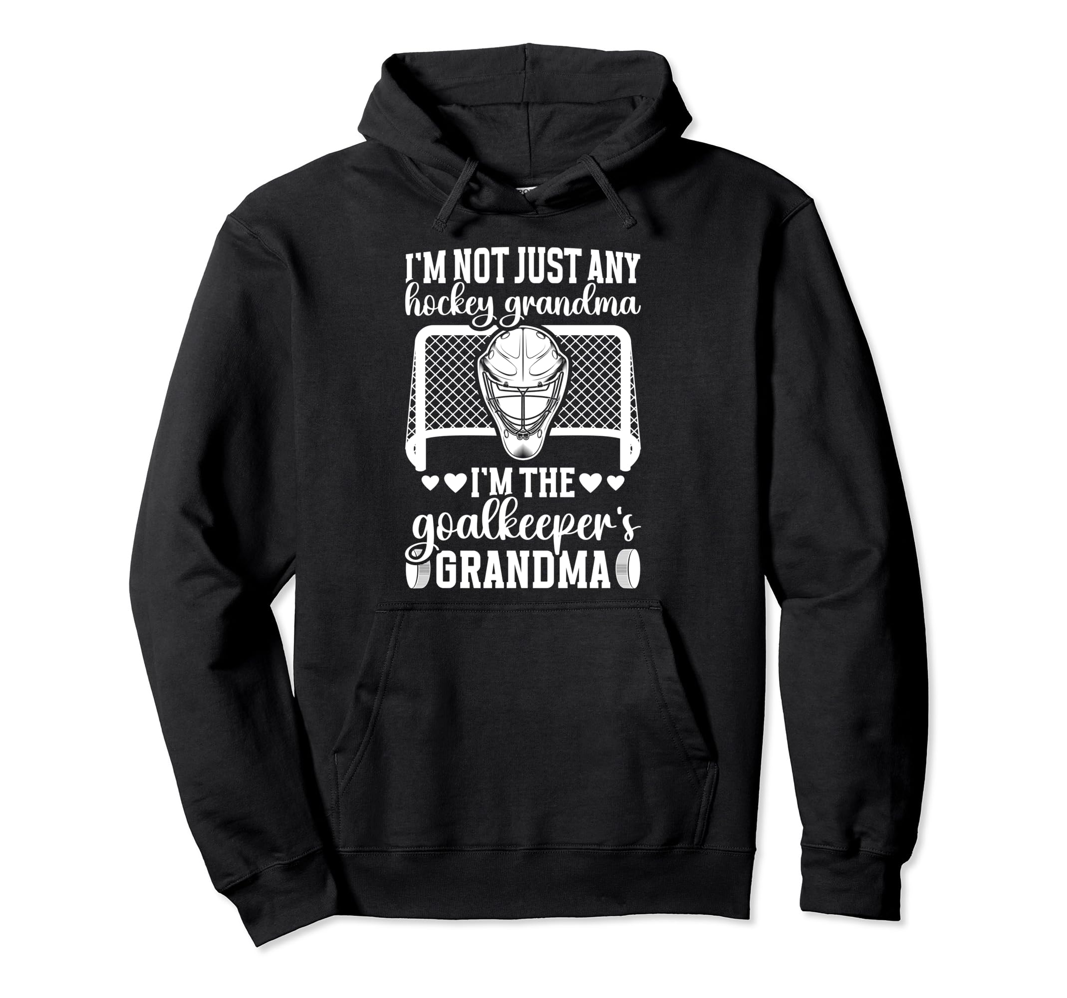 Im Hockey Goalkeeper Grandma Hockey Hoodie - Minimalist Print Men Women