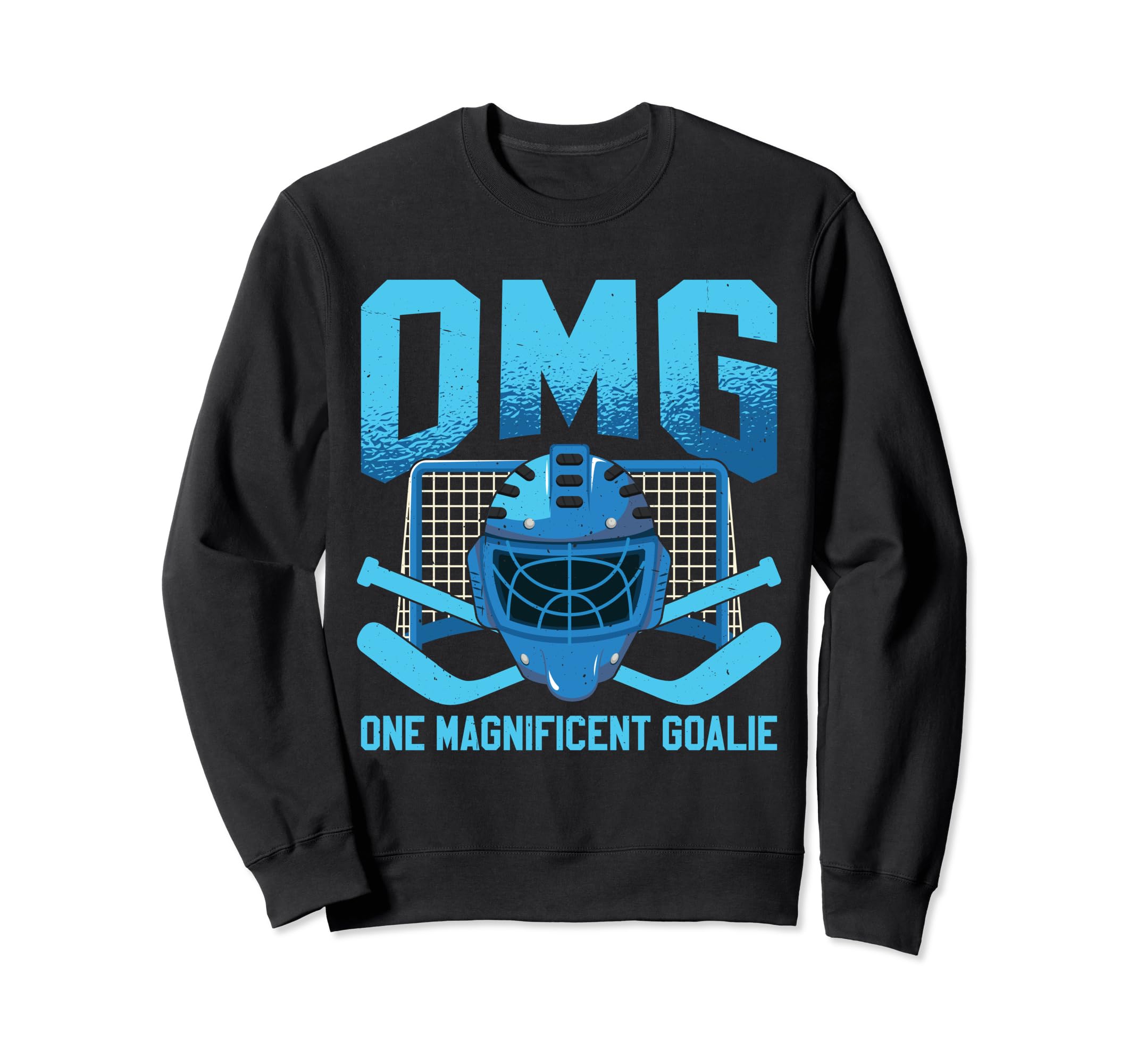 Funny Ice Hockey Goalie Sweatshirt - Fun Novelty Design for Adults