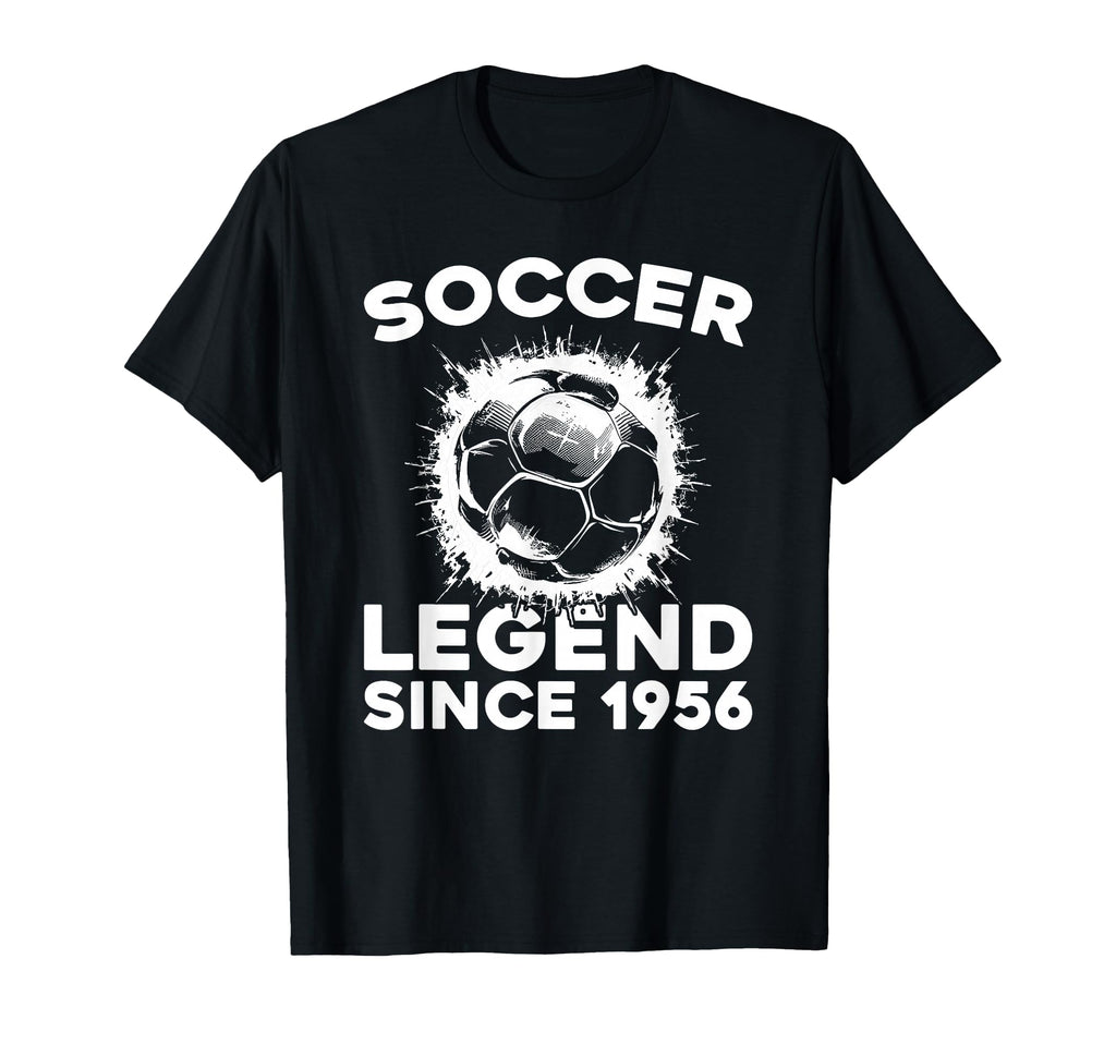 Born 1956 Player Team Sports Soccer T-Shirt - Trendy Graphic Men Women