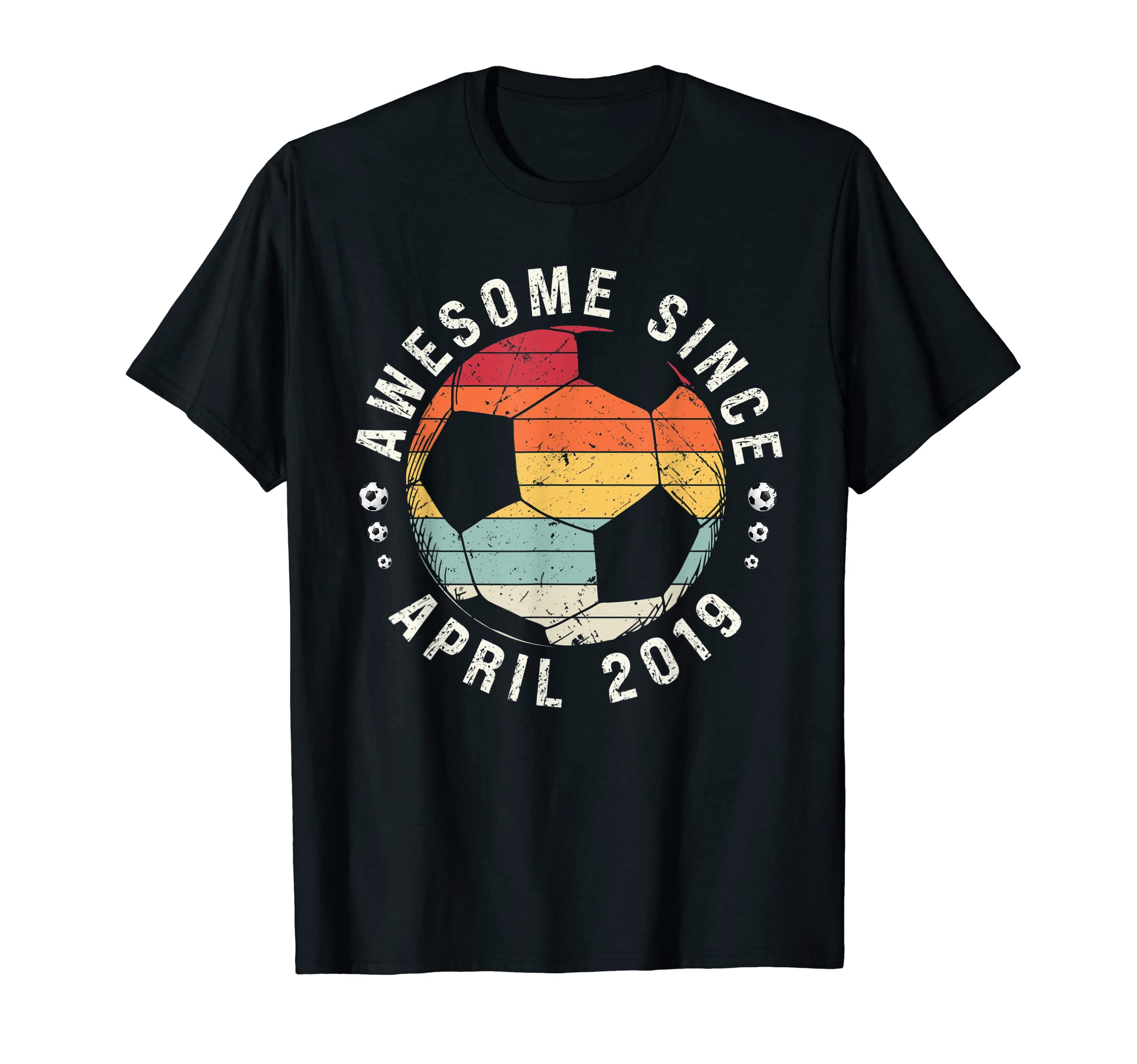 Birthday Since April 2019 4 Years Old T-Shirt - Custom Art Print Unisex