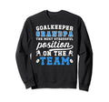 Funny Hockey Goalkeeper Grandpa Sweatshirt - Minimalist Print Men Women