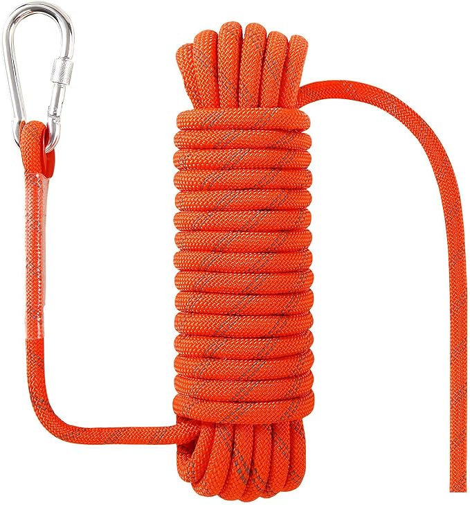 9/16 in (14mm) x 32 ft (10Meter) Marine Floating Rope for Boating, Fishing, Rafting, Camping, Hiking, Hunting, Anchor, Mooring, Dock Lines, Kayak, Canoe, Rescuing Reflective Red