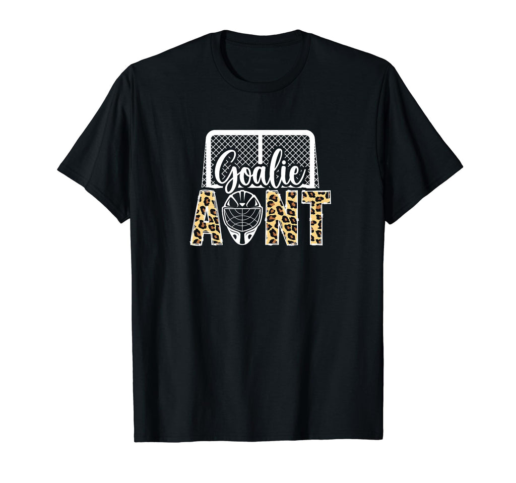 Ice Hockey Goalie Aunt Hockey Keeper T-Shirt - Graphic Print for Adults