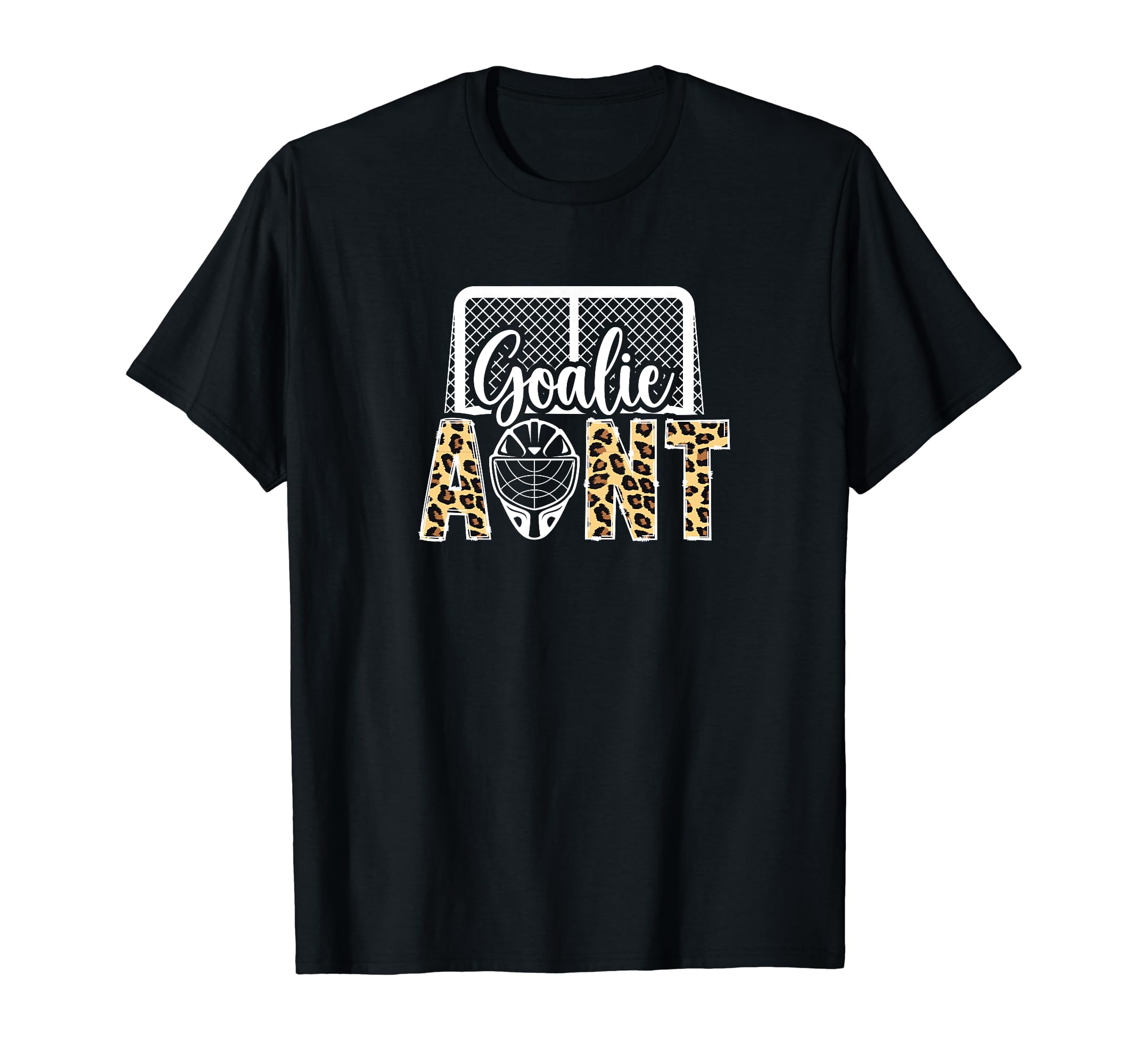 Ice Hockey Goalie Aunt Hockey Keeper T-Shirt - Graphic Print for Adults