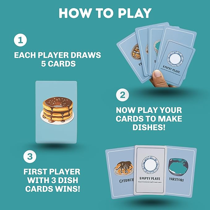Fast-Paced Summer Card Game for Kids & Adults, 2-4 Players, Ages 5+, Fun Party Game with 102 Cards & Easy Rules – Exciting Collect & Win Strategy, Perfect for Game Nights, Travel & Group Entertainment