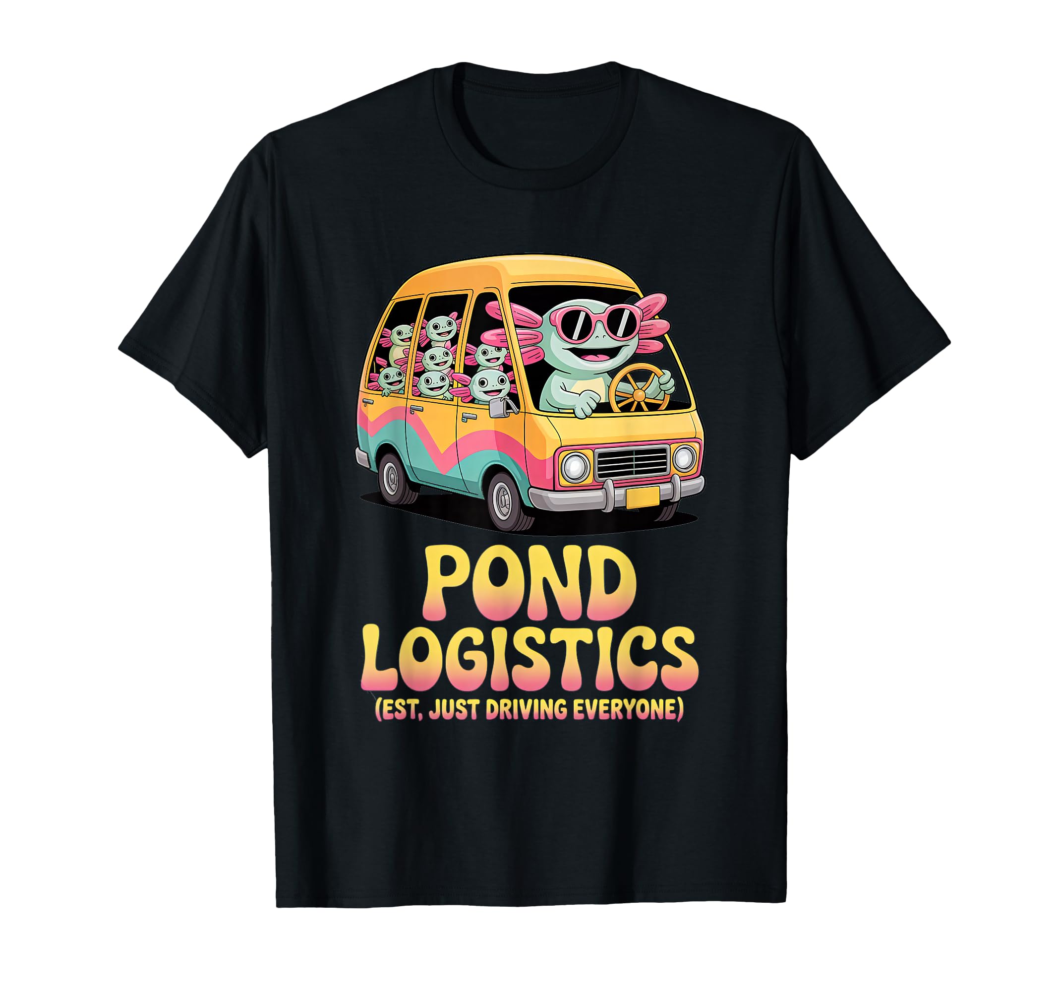 Pond Logistics Axolotl Soccer T-Shirt - Fun Novelty Design Men Women