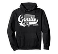 Ice Hockey Goalie Papa Ice Hockey Hoodie - Minimalist Print Men Women