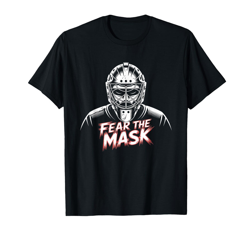 Hockey Player Halloween Penalty Box T-Shirt - Minimalist Print Men Women