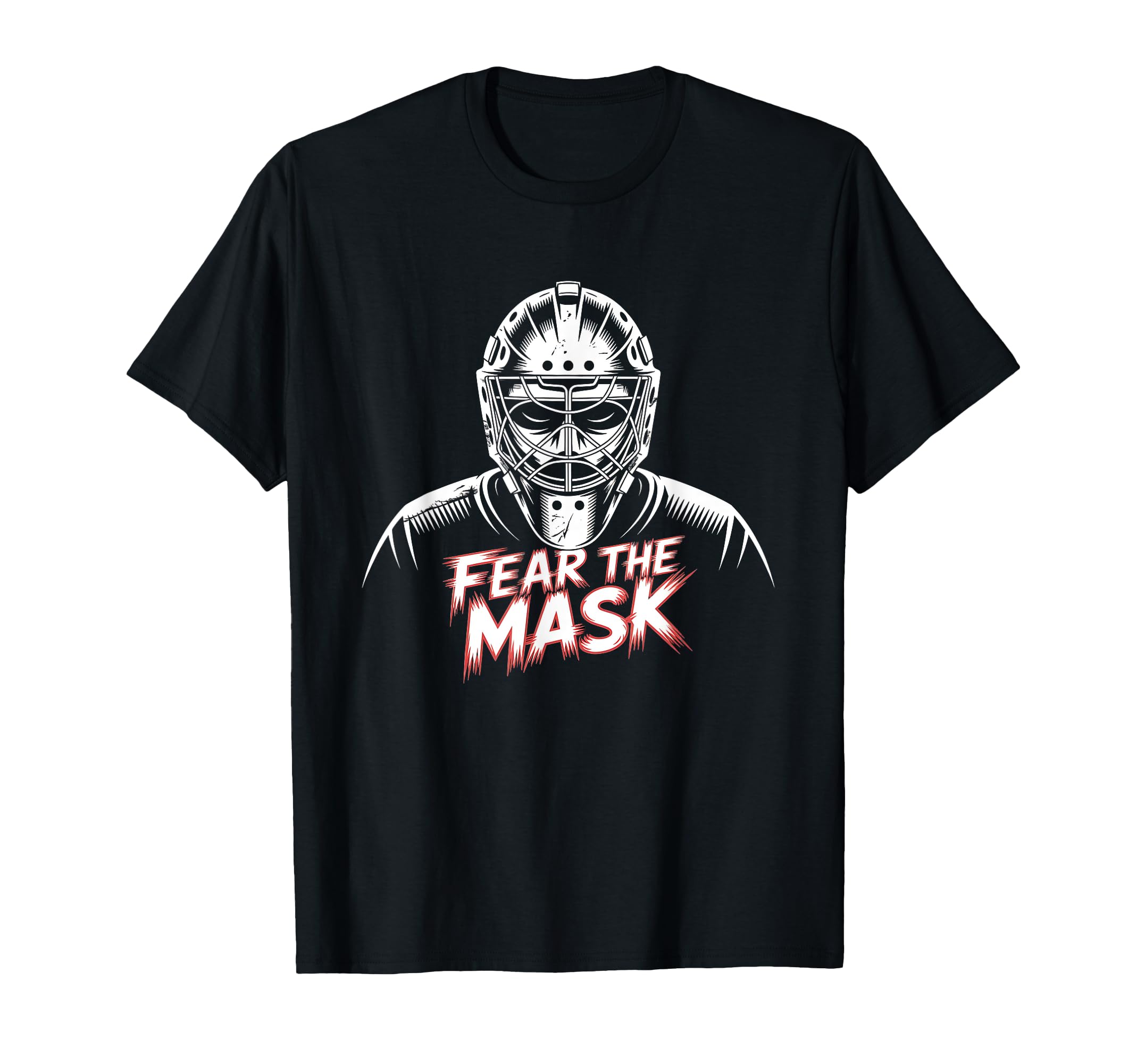 Hockey Player Halloween Penalty Box T-Shirt - Minimalist Print Men Women