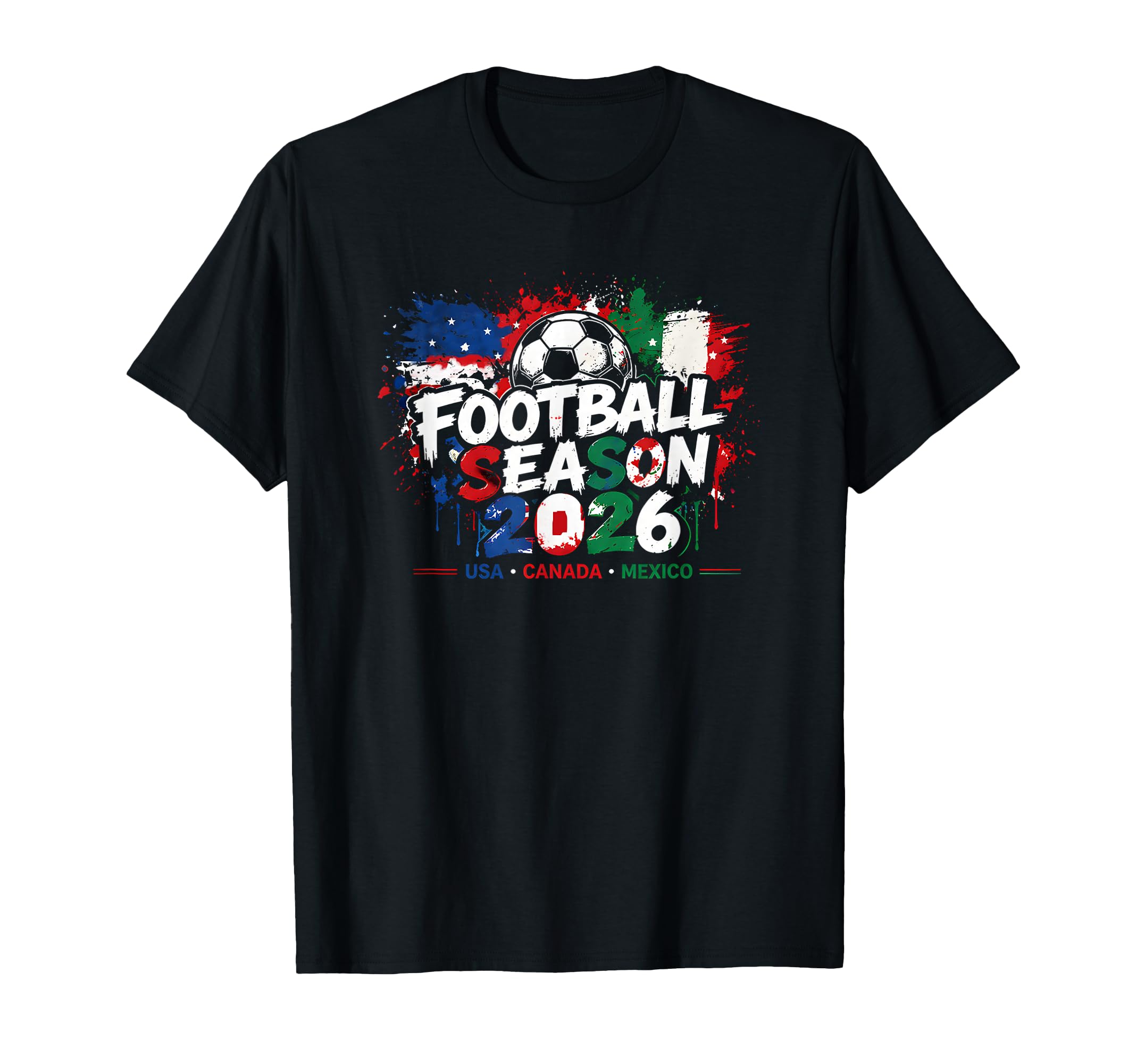 Football Season 2026 Stadium Roar Football T-Shirt - Graphic Print Unisex