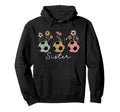 Soccer Sister Floral Wildflower Spring Hoodie - Minimalist Print Unisex