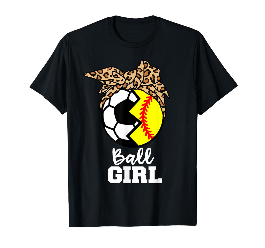 Ball Funny Soccer Softball Player T-Shirt - Fun Novelty Design Unisex