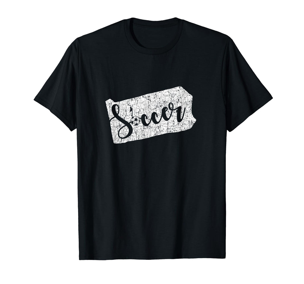 Pennsylvania Soccer Pride Script T-Shirt - Unique Graphic Men Women